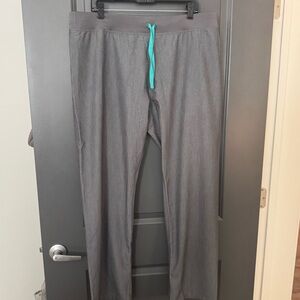 NWT FIGS Graphite Wide Leg Scrub Pants w/ Drawstring